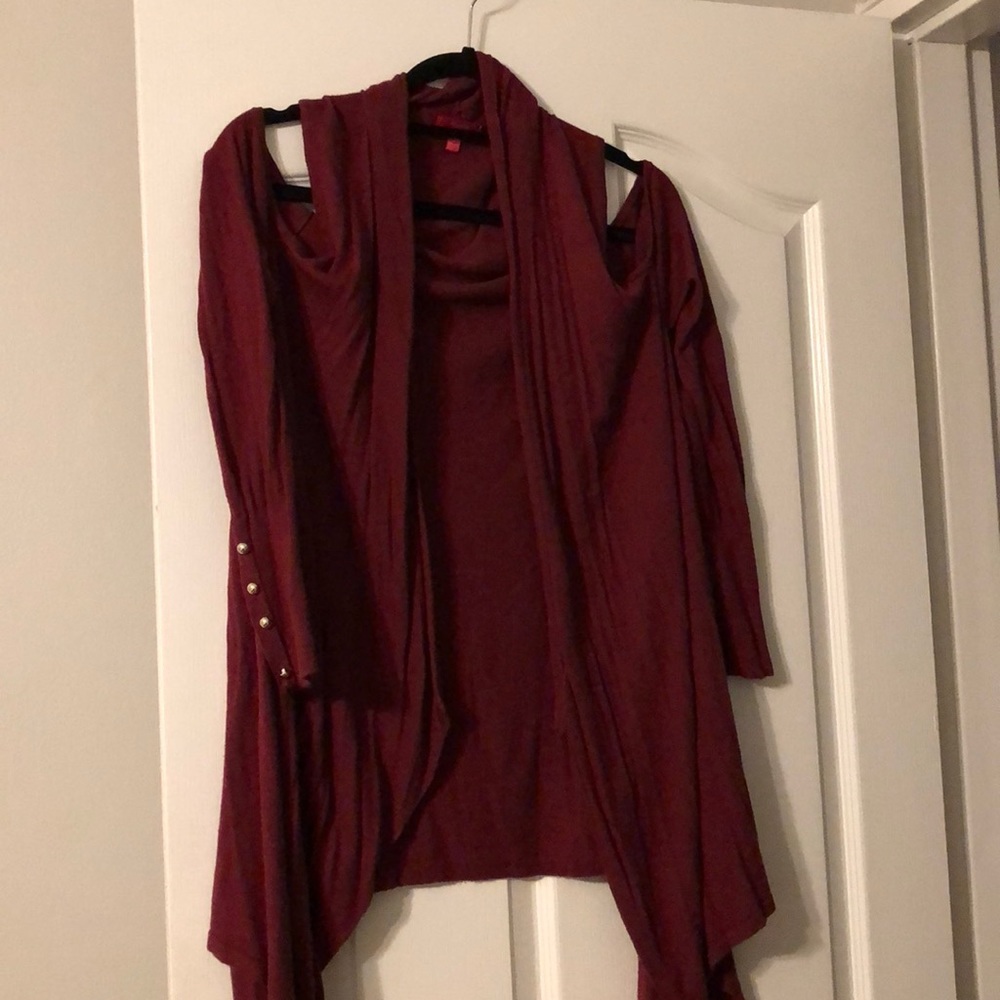 Jennifer Lopez cold shoulder cardigan size large